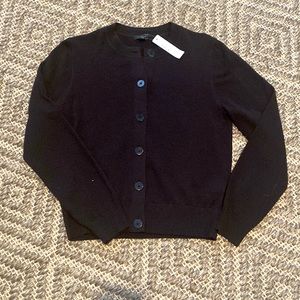 J.CREW Cardigan sweater in cotton crepe